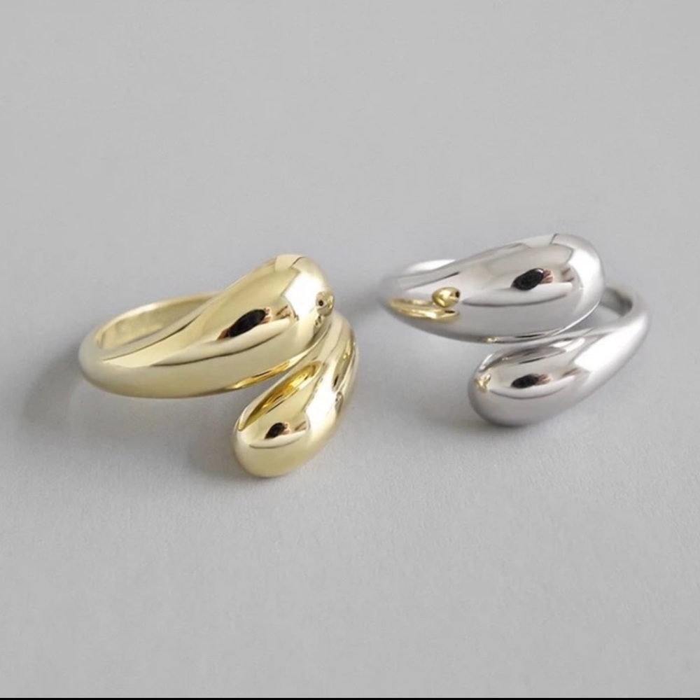 .925 Silver Minimalist Sculptural Ring